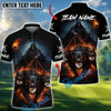 BlueJose Shadow Reaper Golf Polo Personalized Name, Team Name 3D Shirt (4 Colors)