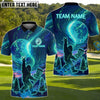BlueJose Disc Golf Sasquatch Forest Shirt Personalized Name, Team Name 3D Shirt (4 Colors)