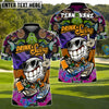 BlueJose Street Golf Drinker Golf Polo Personalized Name, Team Name 3D Shirt (4 Colors)