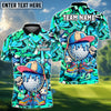 BlueJose Golf Graffiti Ice Cream Drip Design Personalized Name, Team Name 3D Shirt (4 Colors)