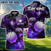 BlueJose Golf Fire King Eagle Design Personalized Name, Team Name 3D Shirt (4 Colors)