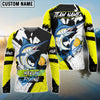 Bluejose Fishing Funny Beer Skin Custom Name & Team Name 3D Shirts (12 Breeds)