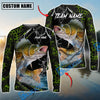 Bluejose Fishing Green Thunder Strike Custom Name & Team Name 3D Shirts (12 Breeds)