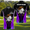BlueJose Golf Cowboy Ball Cartoon Style Personalized Name, Team Name 3D Shirt (4 Colors)