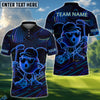 BlueJose Golf Neon Funny Character Personalized Name, Team Name 3D Shirt (4 Colors)