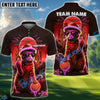 BlueJose Golf Cat Neon Style Personalized Name, Team Name 3D Shirt (4 Colors)