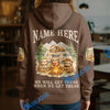 BlueJose Sloth Camping We Will Get There When We Get There Personalized Name Shirts