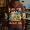 BlueJose Personalized Skeleton Road Trip Camping Hoodie