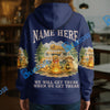 BlueJose Personalized Golden Retriever Camper Life Hoodie
