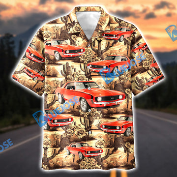 Bluejose Personalized Car Don't Follow Me I Do Stupid Things Camaro Hawaiian Shirt