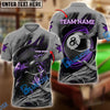 BlueJose Billiards Eagle Pool 8 Personalized Name, Team Name Unisex Shirt (4 Colors)