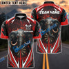 BlueJose Darts Elephant Dartboard Customized Name, Team Name 3D Shirt (4 Colors)