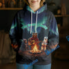 BlueJose Personalized Family That Camps Together Stays Together Bear Family Hoodie