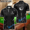 BlueJose Billiards Ball 8 Luxury Personalized Name & Team Name Shirt (4 Colors)