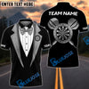 BlueJose Darts Gentleman Style Personalized Name, Team Name Shirt (6 Colors)