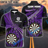 BlueJose Darts Animated Flame Personalized Name, Team Name Shirt (4 Colors)