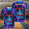 BlueJose Bowling Does This Shirt Make My Balls Look Big Customized Name, Team Name 3D Shirt