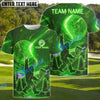 BlueJose Disc Golf Sasquatch Forest Shirt Personalized Name, Team Name 3D Shirt (4 Colors)