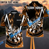 BlueJose Darts Thunder Lightning Personalized Name, Team Name Shirt (4 Colors)