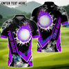 BlueJose Golf Flame Declare War Customized Name, Team Name 3D Shirts (4 Colors)