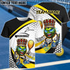 BlueJose Pickball King Customized Name 3D Shirt (6 Colors)