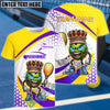 BlueJose Pickball King Customized Name 3D Shirt (6 Colors)