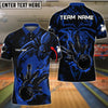 BlueJose Spider Bowling Personalized Name, Team Name 3D Shirt (4 Colors)