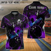 BlueJose Gear With Skull-Themed Bowling Personalized Name, Team Name 3D Shirt (4 Colors)