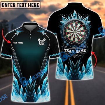 BlueJose Darts Ice Age Personalized Name, Team Name Shirt (4 Colors)
