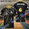 BlueJose Bowling And Pins Black Panther Pro Multicolor Customized Name 3D Shirt (6 Colors)