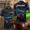 BlueJose Billiards 8 Ball Hell Flame Shark Personalized Name, Team Name Unisex Shirt ( 4 Colors )