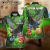 BlueJose Billiards Ball 8 & Ball 9 Sky Eagle US Flag Personalized Name & Team Name Shirt (4 Colors)