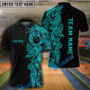 BlueJose Maori Bowling Premium Multicolor Customized Name 3D Shirt (6 Colors)