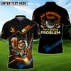 BlueJose My Drinking Team Has A Golfing Problem Funny Golf Polo Shirt, Custom Name Golf 3D Shirts
