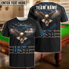 BlueJose Billiards Ball 8 & 9 American Eagle USA Personalized Name Shirt (2 Colors)