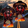 BlueJose Darts Blast Magma Dragon Personalized Name, Team Name Shirt (4 Colors)