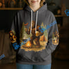 BlueJose Bigfoot Camping Camp More, Worry Less 3D Shirts