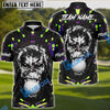 BlueJose Savage Gorilla Golf Polo Shirt Custom Name & Team Name 3D Shirts