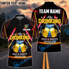 BlueJose Darts Beer Quote Shirt Neon Glow Design Customized Name, Team Name 3D Shirt (4 Colors)
