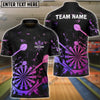 BlueJose Darts Arrow Rain Dartboard Design Personalized Name, Team Name Unisex Shirt (4 Colors)