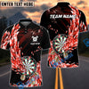 BlueJose Darts Breath Of Ice Personalized Name, Team Name Shirt (4 Colors)