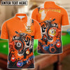 BlueJose Billiards Tiger Up N Stroke Team Personalized Name 3D Shirt