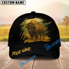 BlueJose Black Hunter Personalized Name Cap