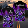 BlueJose Darts Thunder Lightning Multicolor Options Personalized Name Shirt (4 Colors)