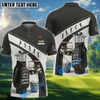 BlueJose Life's Full of Important Choices Golf Shirt, Custom Name Golf 3D Shirts