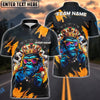 BlueJose Darts King Ape Dartboard Customized Name, Team Name 3D Shirt (4 Colors)