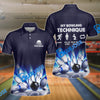 BlueJose Bowling My Bowling Technique Customized Name All Over Printed Shirt For Women