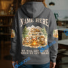 BlueJose Sloth Camping We Will Get There When We Get There Personalized Name Shirts