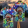 BlueJose Darts Cool Bee Graffiti Urban Style Customized Name, Team Name 3D Shirt (4 Colors)