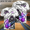 BlueJose Bowling And Pins Fierce Lion Customized Name, Team Name 3D Shirt (4 Colors)